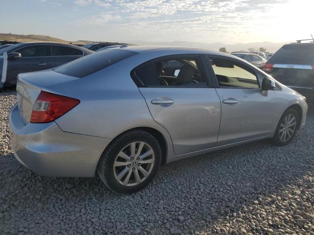 19XFB2F9XCE310187 - 2012 HONDA CIVIC EXL SILVER photo 3