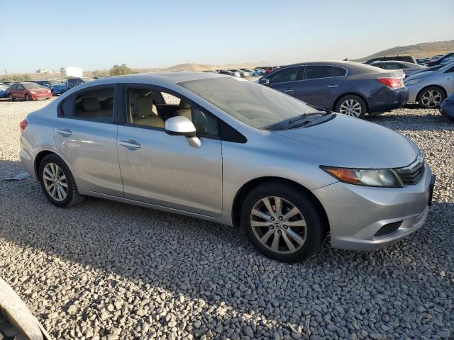 19XFB2F9XCE310187 - 2012 HONDA CIVIC EXL SILVER photo 4