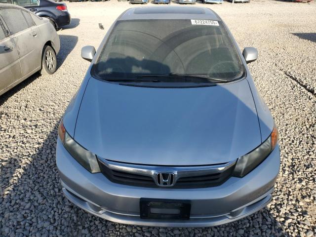 19XFB2F9XCE310187 - 2012 HONDA CIVIC EXL SILVER photo 5