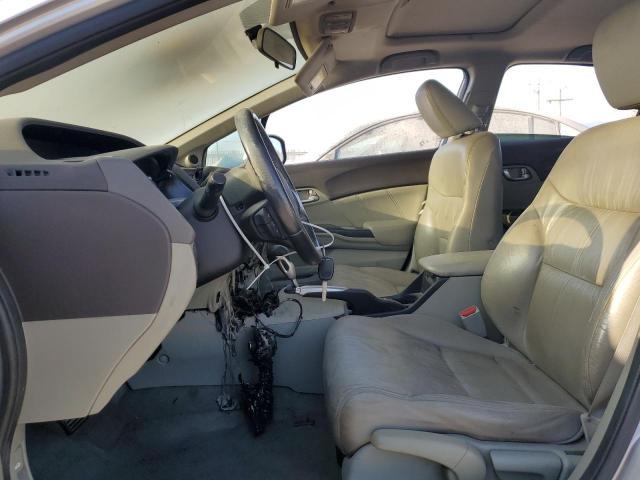 19XFB2F9XCE310187 - 2012 HONDA CIVIC EXL SILVER photo 7