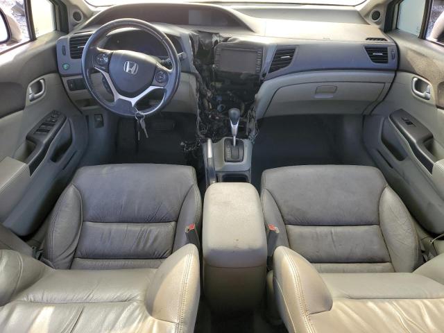 19XFB2F9XCE310187 - 2012 HONDA CIVIC EXL SILVER photo 8