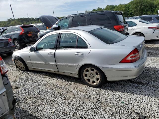 WDBRF81J15F622993 - 2005 MERCEDES-BENZ C 240 4MATIC SILVER photo 2