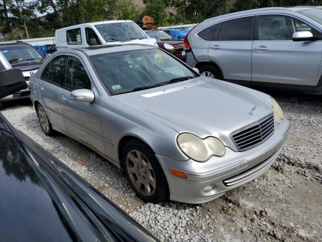 WDBRF81J15F622993 - 2005 MERCEDES-BENZ C 240 4MATIC SILVER photo 4