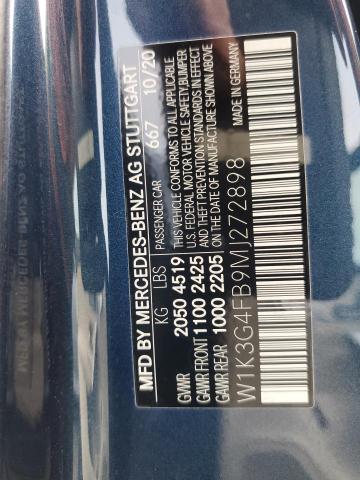 W1K3G4FB9MJ272898 - 2021 MERCEDES-BENZ A 220 4MATIC BLUE photo 13