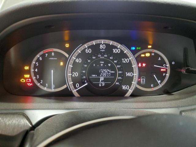 1HGCR2F89DA096854 - 2013 HONDA ACCORD EXL GRAY photo 9