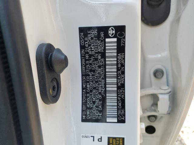JTND4MBE7R3231328 - 2024 TOYOTA COROLLA SE 白色 照片 13