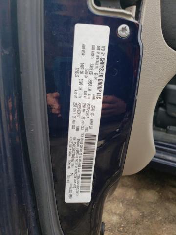 2C4RC1BGXER448385 - 2014 CHRYSLER TOWN & COU TOURING BLUE photo 13