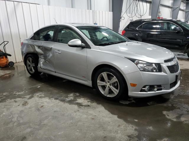 1G1PE5SB5E7339128 - 2014 CHEVROLET CRUZE LT SILVER photo 4