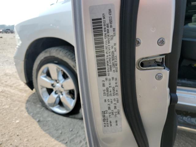 1C6RR7LT9KS545284 - 2019 RAM 1500 CLASSIC SLT Сріблястий фото 12