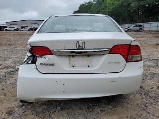 2HGFA16569H352915 - 2009 HONDA CIVIC LX Білий фото 6