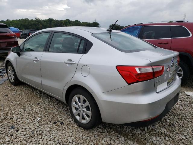 KNADM4A38G6641536 - 2016 KIA RIO LX SILVER photo 2