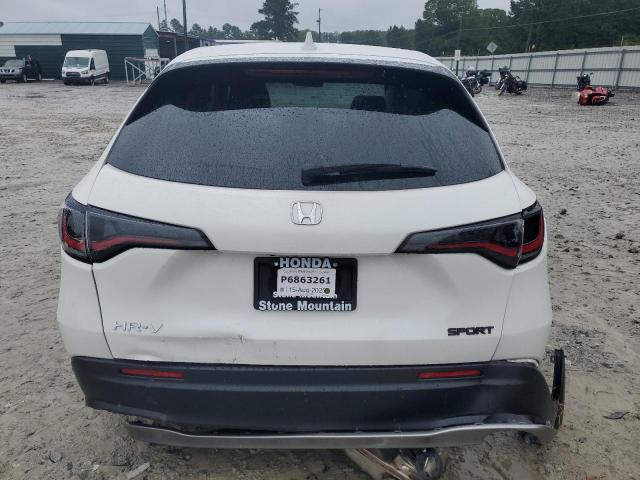 3CZRZ1H59SM753684 - 2025 HONDA HR-V SPORT WHITE photo 6