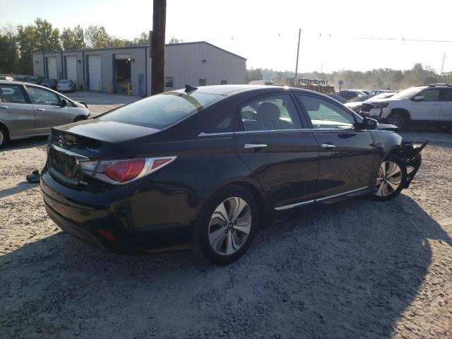 KMHEC4A41EA109991 - 2014 HYUNDAI SONATA HYBRID BLACK photo 3