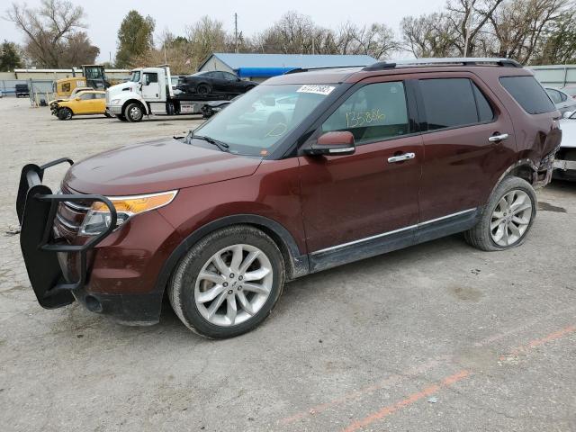 1FM5K7F80FGC38478 - 2015 FORD EXPLORER LIMITED BROWN photo 1