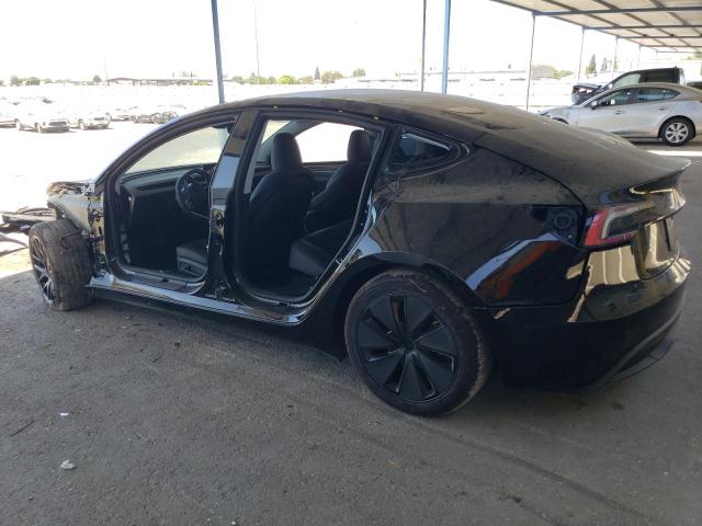 5YJ3E1EB2SF934051 - 2025 TESLA MODEL 3 أسود صورة 2