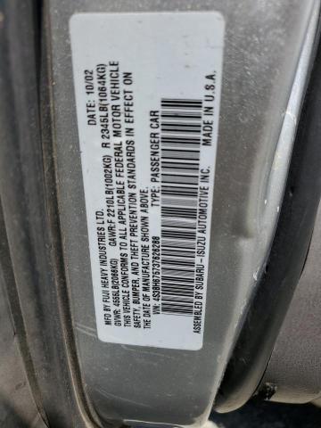 4S3BH675737626288 - 2003 SUBARU LEGACY OUTBACK AWP 银色 照片 12