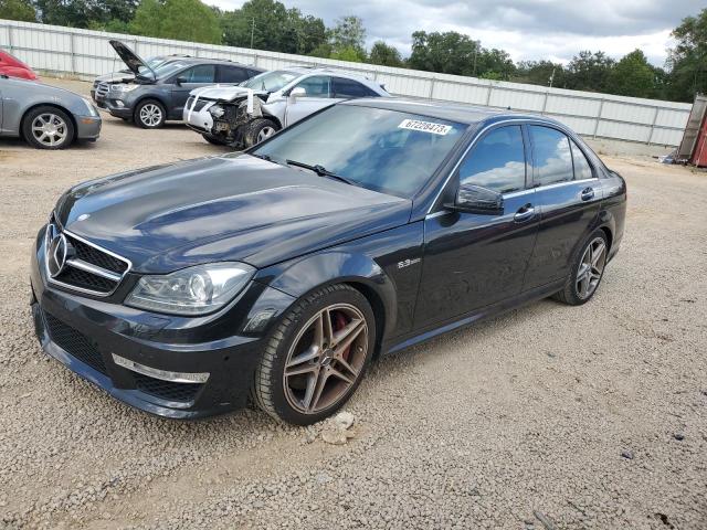 WDDGF7HB8DA754989 - 2013 MERCEDES-BENZ C 63 AMG CHARCOAL photo 1