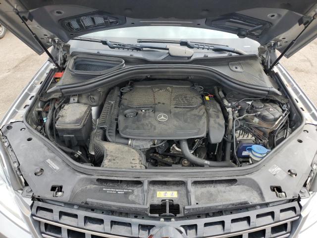 4JGDA5HB8FA604167 - 2015 MERCEDES-BENZ ML 350 4MATIC SILVER photo 12