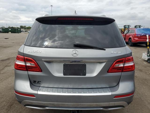 4JGDA5HB8FA604167 - 2015 MERCEDES-BENZ ML 350 4MATIC SILVER photo 6