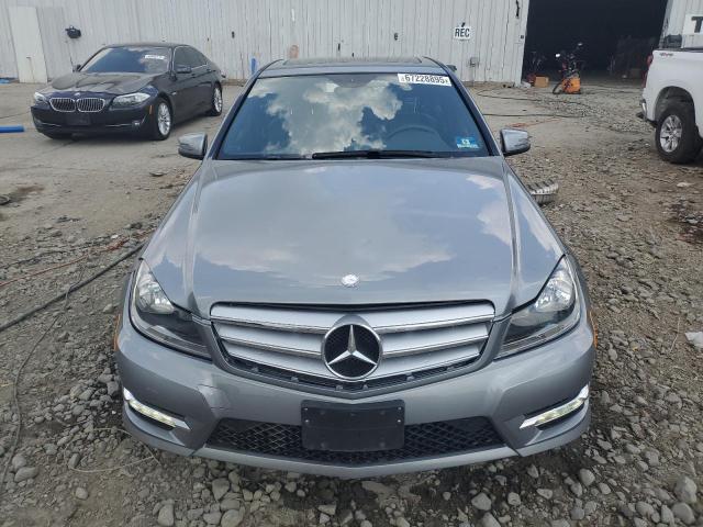 WDDGF8AB7EA956174 - 2014 MERCEDES-BENZ C 300 4MATIC SILVER photo 5