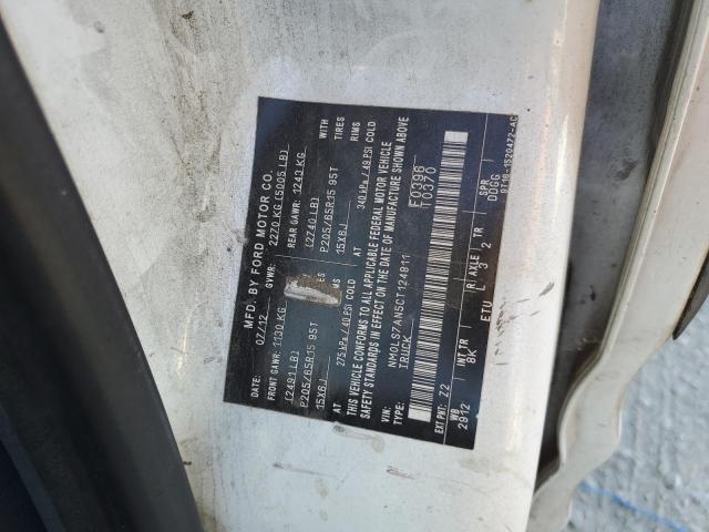NM0LS7AN5CT124811 - 2012 FORD TRANSIT CO XL WHITE photo 13