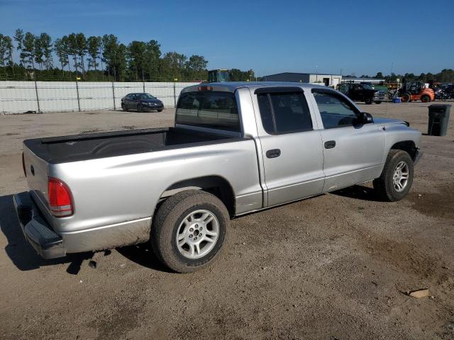 1D7HL38K74S500691 - 2004 DODGE DAKOTA QUAD SPORT SILVER photo 3