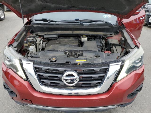 5N1DR2MM2HC693790 - 2017 NISS PATHFINDER S წითელი ფოტო 12