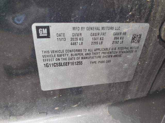 1G11C5SL6EF161255 - 2014 CHEVROLET MALIBU 1LT 黑色 照片 12