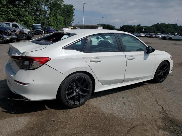2HGFE2F52NH587865 - 2022 HONDA CIVIC SPORT WHITE photo 3