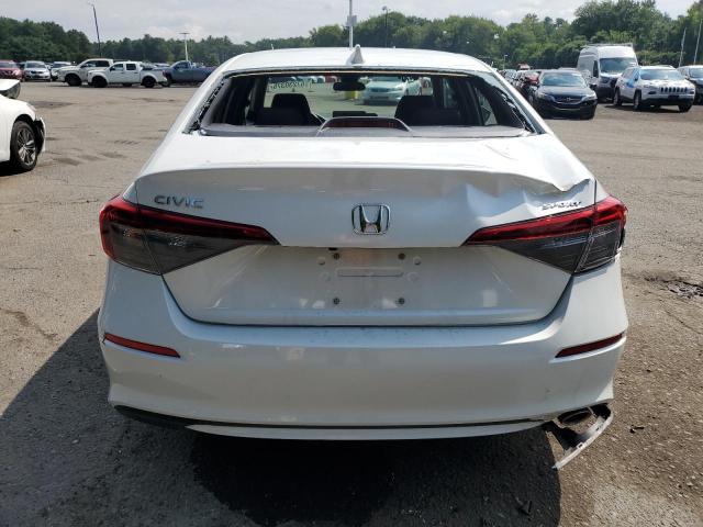 2HGFE2F52NH587865 - 2022 HONDA CIVIC SPORT WHITE photo 6