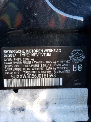 5UXXW3C56J0T81598 - 2018 BMW X4 XDRIVE28I შავი ფოტო 13