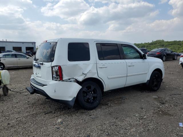 5FNYF3H54DB030838 - 2013 HONDA PILOT EXL თეთრი ფოტო 3