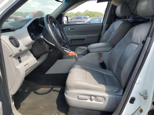 5FNYF3H54DB030838 - 2013 HONDA PILOT EXL თეთრი ფოტო 7