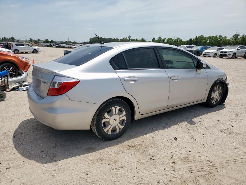JHMFB4F22CS006927 - 2012 HONDA CIVIC HYBRID 银色 照片 3
