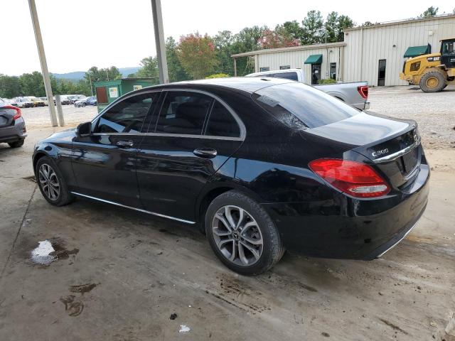 55SWF4KB9JU248716 - 2018 MERCEDES-BENZ C 300 4MATIC BLACK photo 2