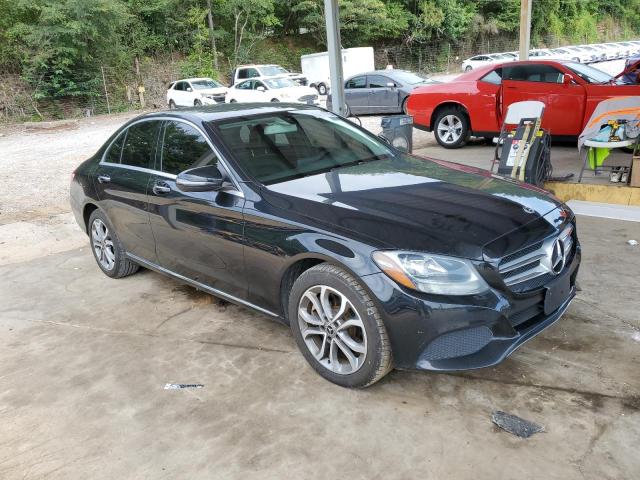 55SWF4KB9JU248716 - 2018 MERCEDES-BENZ C 300 4MATIC BLACK photo 4