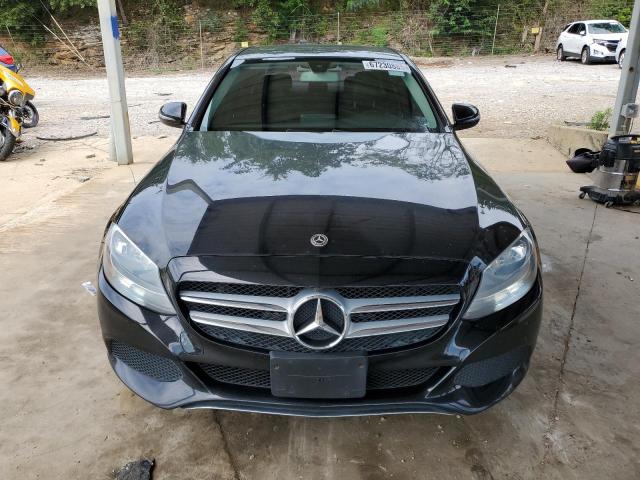 55SWF4KB9JU248716 - 2018 MERCEDES-BENZ C 300 4MATIC BLACK photo 5