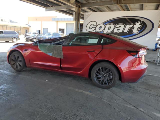 5YJ3E1EA8RF864492 - 2024 TESLA MODEL 3 Qırmızı foto 2