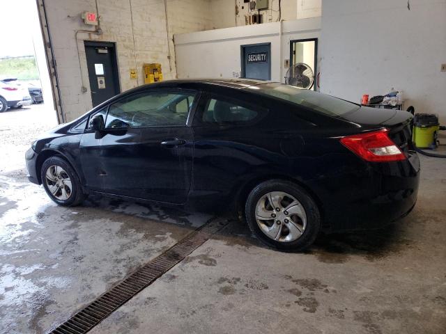 2HGFG3B51DH525412 - 2013 HONDA CIVIC LX BLACK photo 2