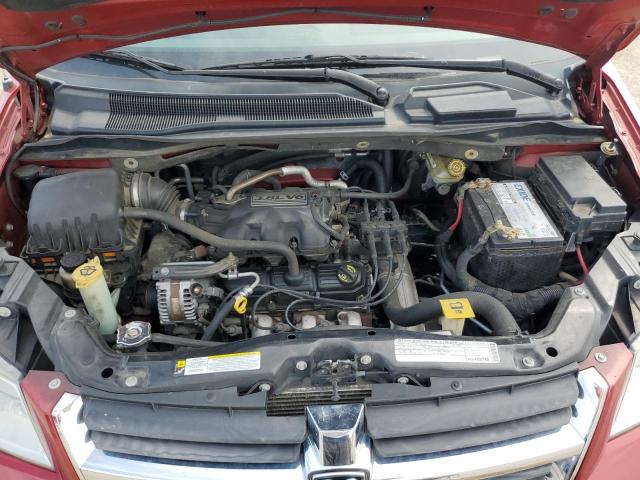 2D8HN54159R523359 - 2009 DODGE GRAND CARA SXT RED photo 12