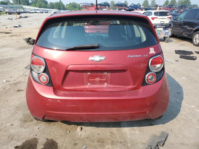 1G1JD6SH6C4175051 - 2012 CHEVROLET SONIC LT MAROON photo 6