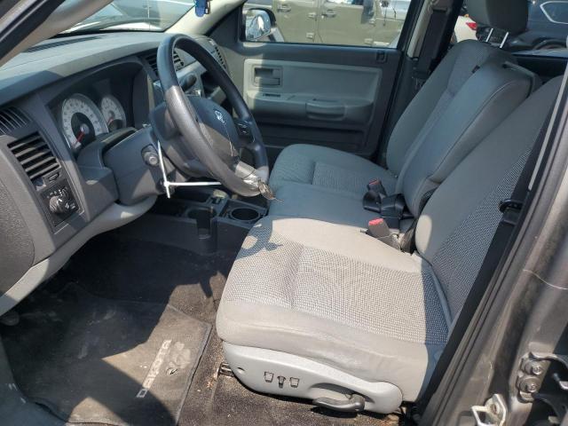 1D7HE48K08S567882 - 2008 DODGE DAKOTA QUAD SLT GRAY photo 7