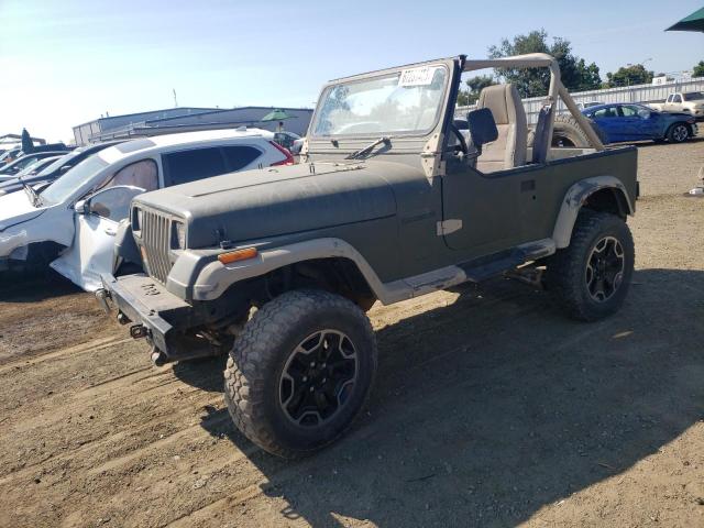 2J4FY19E7LJ522019 - 1990 JEEP WRANGLER / S GREEN photo 1