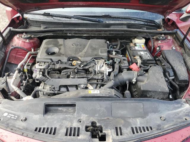4T1B11HK4JU512710 - 2018 TOYOTA CAMRY L MAROON photo 11