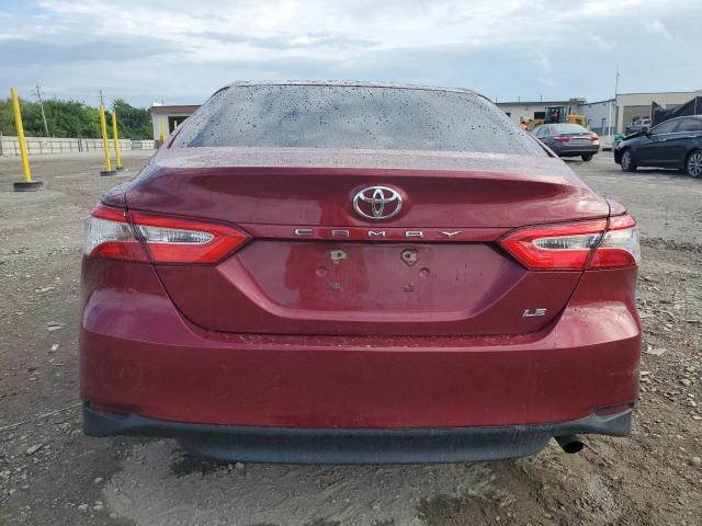 4T1B11HK4JU512710 - 2018 TOYOTA CAMRY L MAROON photo 6