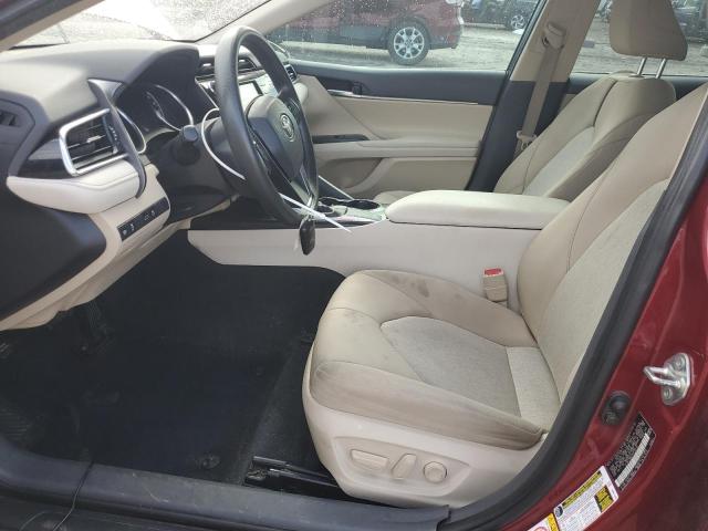 4T1B11HK4JU512710 - 2018 TOYOTA CAMRY L MAROON photo 7