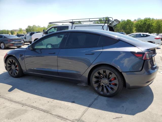 5YJ3E1EC1NF317348 - 2022 TESLA MODEL 3 Մոխրագույն լուսանկար 2
