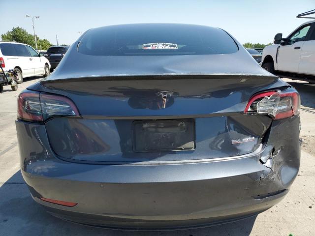 5YJ3E1EC1NF317348 - 2022 TESLA MODEL 3 Մոխրագույն լուսանկար 6