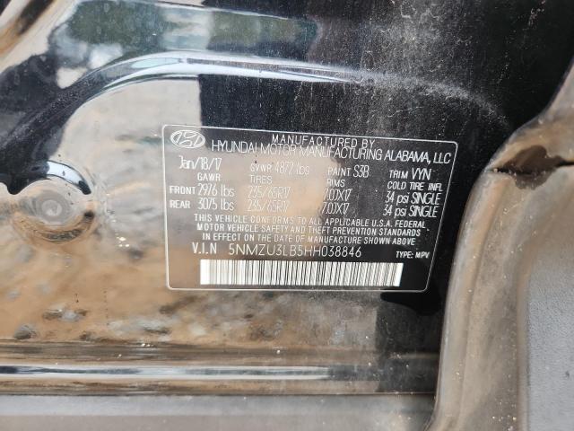 5NMZU3LB5HH038846 - 2017 HYUNDAI SANTA FE SPORT 黑色 照片 12