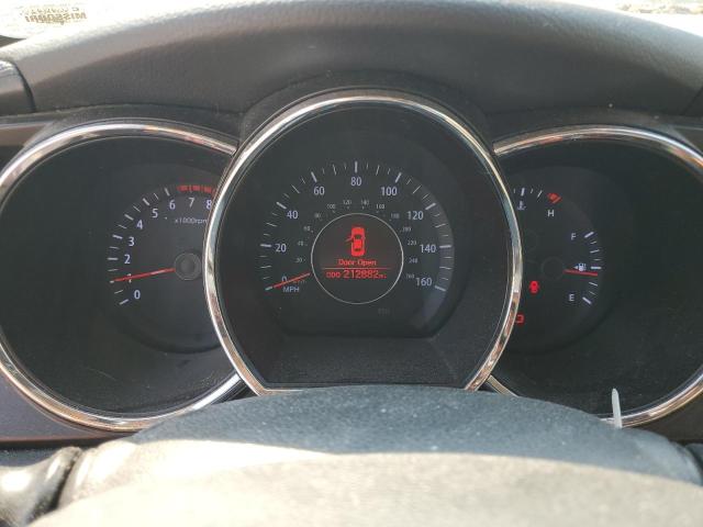 KNAGN4A73B5124172 - 2011 KIA OPTIMA EX BLACK photo 9